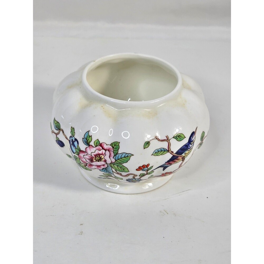 Aynsley 4" Pembroke Deco Bowl Fine Bone China Made In England Floral